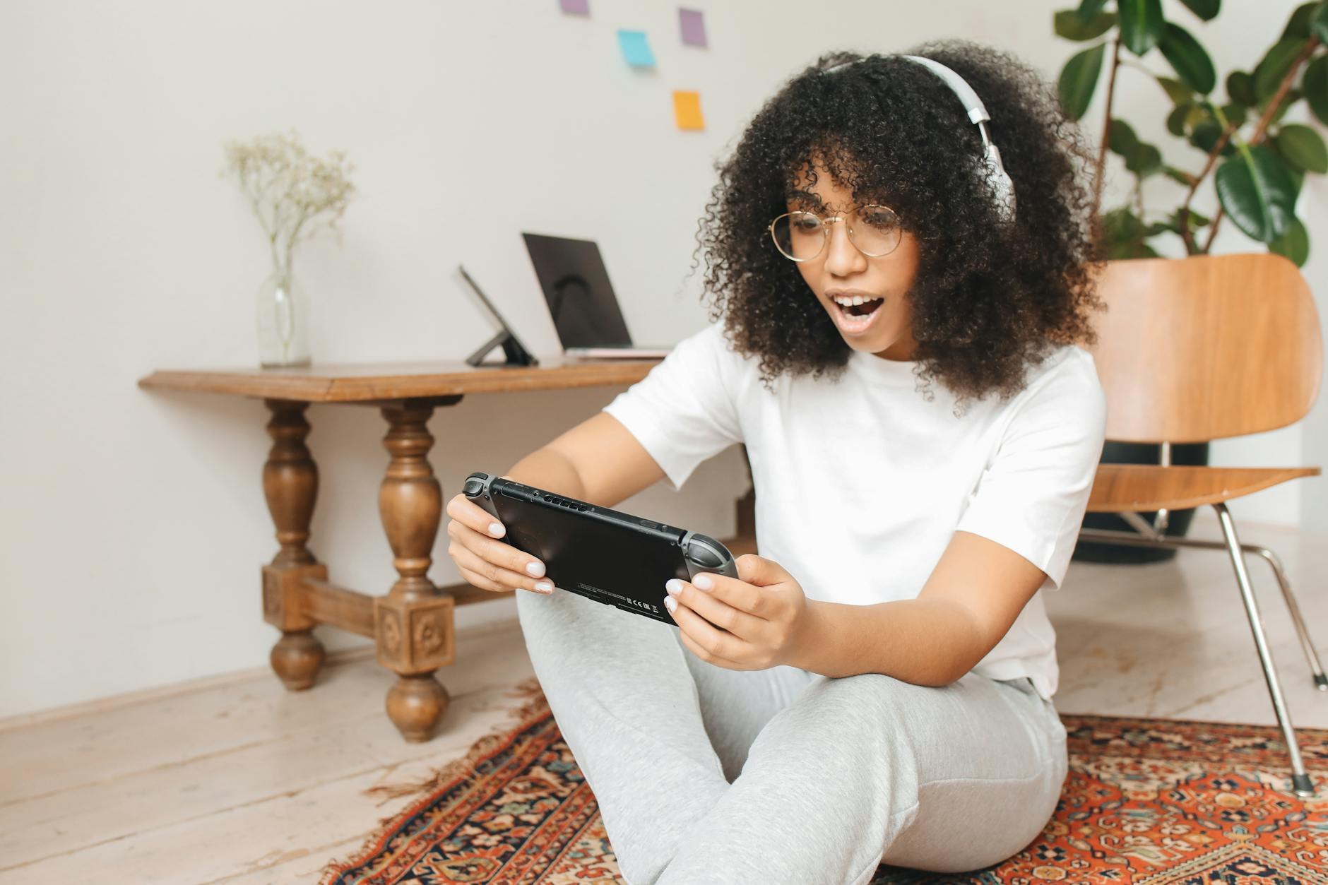 Hands on a keyboard with warm ambient lighting
